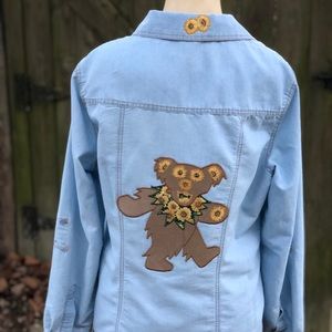 Grateful Dead China cat sunflower  bear shirt